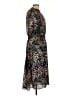 Banana Republic 100% Polyester Animal Print Black Cocktail Dress Size 12 - photo 4