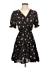 Inspired Hearts 100% Polyester Floral Black Casual Dress Size S - photo 1