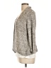 Eileen Fisher Marled Solid Gray Cardigan Size L - photo 5