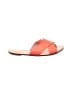 J.Crew Color Block Orange Sandals Size 6 - photo 1