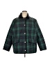 Talbots 100% Polyester Plaid Green Coat Size 3X - photo 1