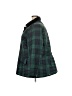 Talbots 100% Polyester Plaid Green Coat Size 3X - photo 5
