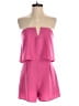 Mystic 100% Polyester Color Block Pink Romper Size M - photo 1