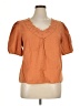 Daniel Rainn Orange Short Sleeve Blouse Size XL - photo 1