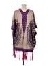 Flying Tomato 100% Polyester Purple Poncho Size M - photo 2