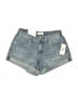 Vanilla Star Blue Denim Shorts Size 0 - photo 1