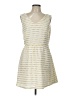 Olive and Oak Tweed Yellow Casual Dress Size L - photo 1