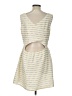 Olive and Oak Tweed Yellow Casual Dress Size L - photo 2