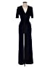 Donna Morgan Solid Black Jumpsuit Size 4 - photo 1