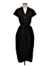 Calvin Klein Solid Black Casual Dress Size S - photo 1
