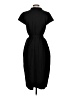 Calvin Klein Solid Black Casual Dress Size S - photo 2