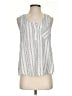 Thread & Supply Silver Sleeveless Blouse Size S - photo 1