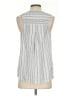 Thread & Supply Silver Sleeveless Blouse Size S - photo 2