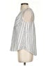 Thread & Supply Silver Sleeveless Blouse Size S - photo 5