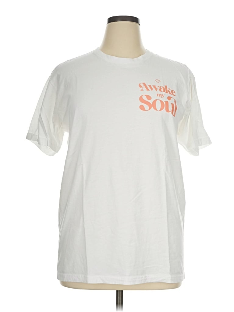 Pre-owned Next Level Apparel Short Sleeve T-shirt In White