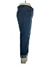 wonderly Solid Blue Jeans Size 14 - photo 4
