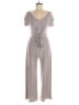 Caution to the Wind Stripes Gray Jumpsuit Size M (estimated) - photo 1