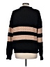 Knot Sisters Stripes Black Pullover Sweater Size M - photo 2