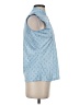 Greg Norman 100% Polyester Blue Sleeveless Blouse Size S - photo 4