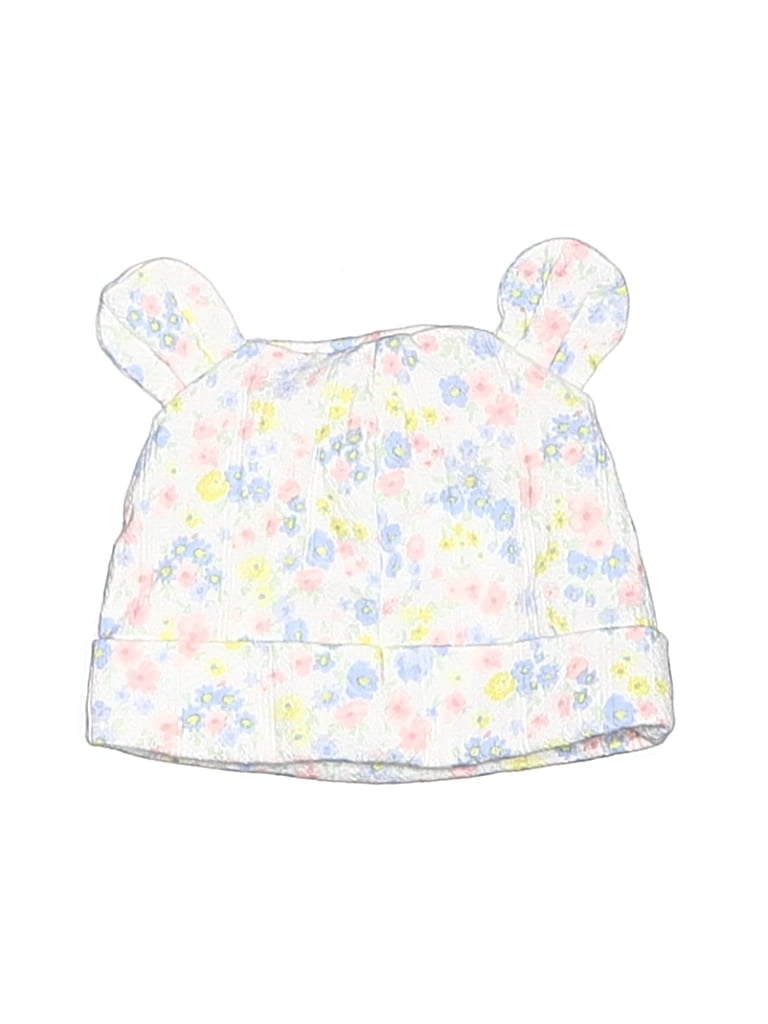 Pre-owned Janie And Jack Babies' Beanie Hat In White