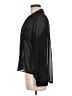 Mine Color Block Black Long Sleeve Blouse Size M - photo 5