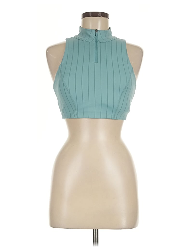 Pre-owned Joylab Tank Top Teal Halter Neckline Tops