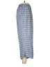Flax 100% Linen Print Blue Linen Pants Size 6 (S) - photo 4