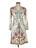 Hale Bob Print Ivory Green Casual Dress Size S - photo 1