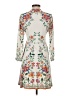 Hale Bob Print Ivory Green Casual Dress Size S - photo 2