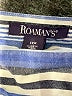 Roaman's 100% Cotton Stripes Blue 3/4 Sleeve Button-Down Shirt Size 14 - photo 7