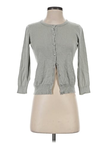 New York & Company 3/4 Sleeve Button-Down Shirt (view 1)