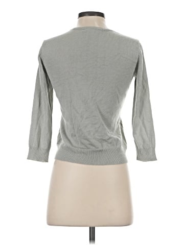 New York & Company 3/4 Sleeve Button-Down Shirt (view 2)