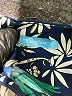 J. McLaughlin 100% Polyester Print Blue Cocktail Dress Size 10 - photo 7