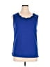 TanJay Blue Sleeveless T-Shirt Size 1X - photo 1