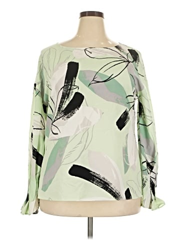 Worthington Long Sleeve Blouse (view 1)