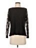 Dialogue 100% Polyester Black Long Sleeve Blouse Size S - photo 1