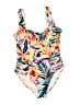 Old Navy Tropical Ivory One Piece Swimsuit Size L - photo 1