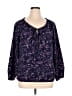 Relativity Purple 3/4 Sleeve Blouse Size XL - photo 1