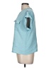 Just Be... 100% Polyester Teal Short Sleeve Top Size M - photo 5