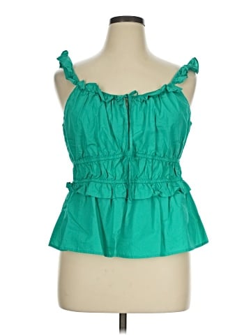 Skies Are Blue Sleeveless Blouse (view 1)