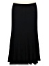 Apostrophe Solid Black Formal Skirt Size L - photo 1