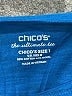 Chico's Blue 3/4 Sleeve Button-Down Shirt Size M - photo 7