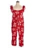 St. John's Bay Hearts Red Jumpsuit Size XXL (petite) - photo 1