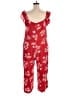 St. John's Bay Hearts Red Jumpsuit Size XXL (petite) - photo 2