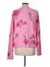 CeCe Floral Pink Cardigan Size L - photo 2