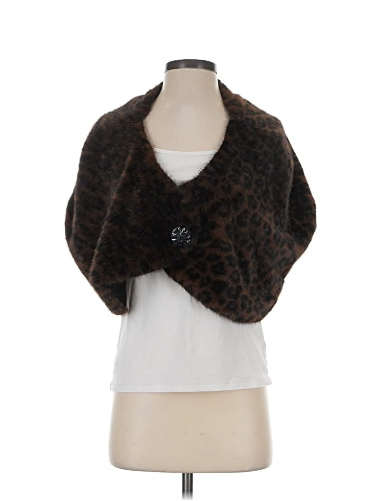 Pre-owned Maison Tara Scarf In Brown