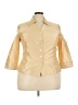 Kate Hill 100% Silk Tan 3/4 Sleeve Silk Top Size 20 - photo 1