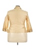 Kate Hill 100% Silk Tan 3/4 Sleeve Silk Top Size 20 - photo 2