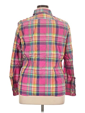 Lauren by Ralph Lauren Long Sleeve Button-Down Shirt (view 2)