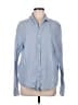 Perry Ellis Blue Long Sleeve Button-Down Shirt Size M - photo 1